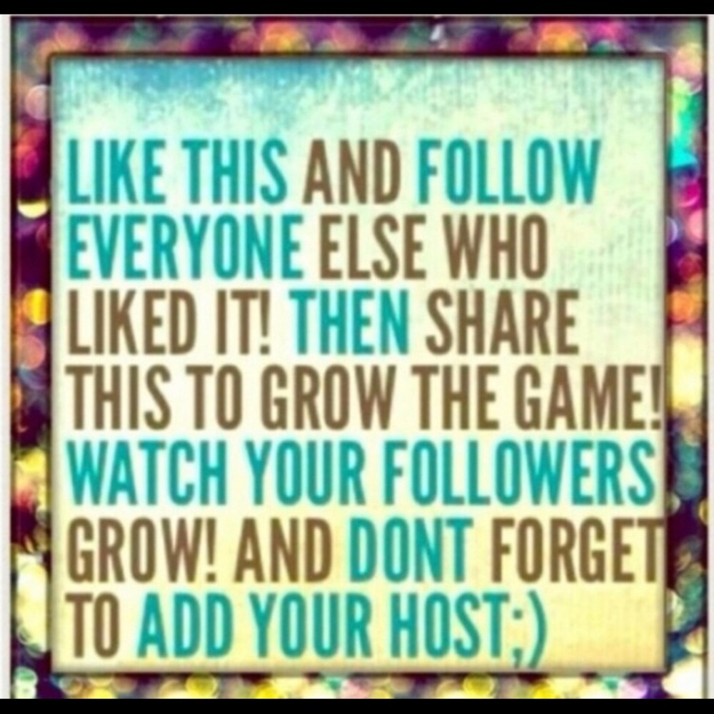 Like, share, follow